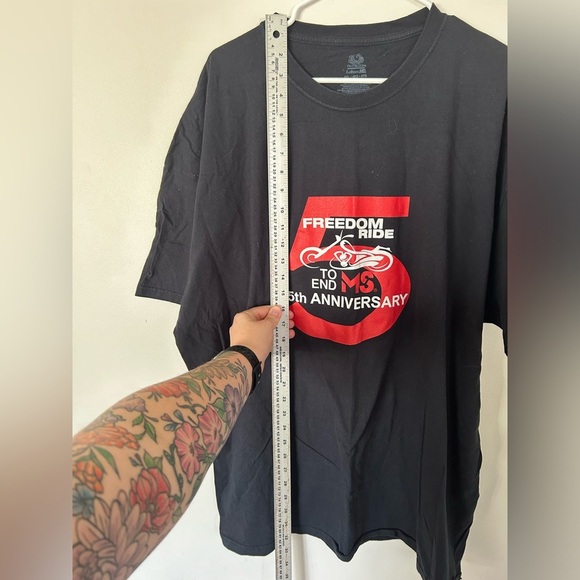 Freedom Ride to End MS Motorcycle Tshirt - Picture 2 of 6